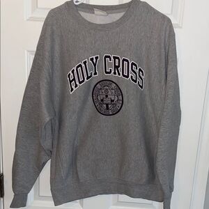 Gray Holy Cross Men's Sweatshirt
